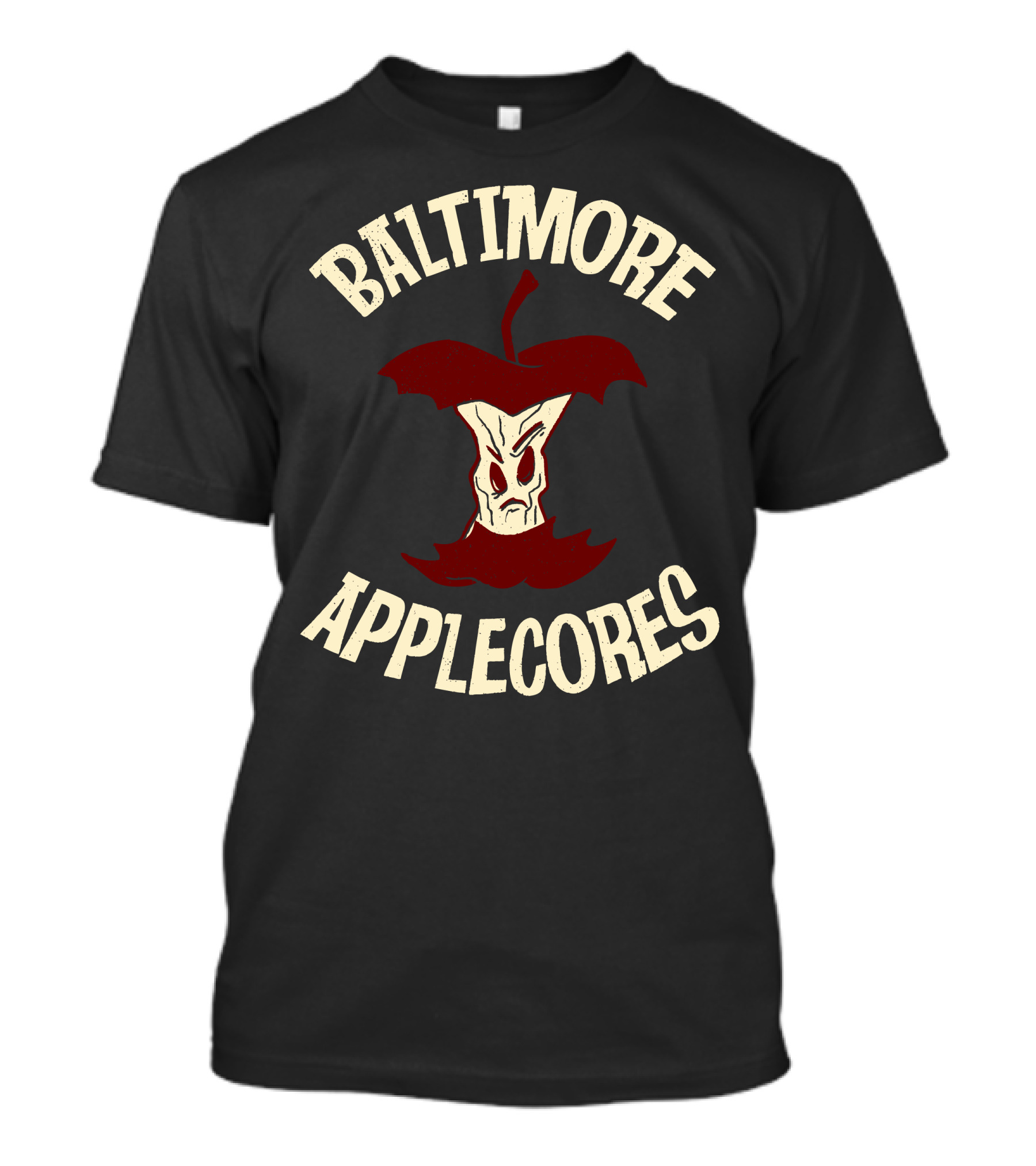Baltimore Applecores Angry Apple Core T-Shirt