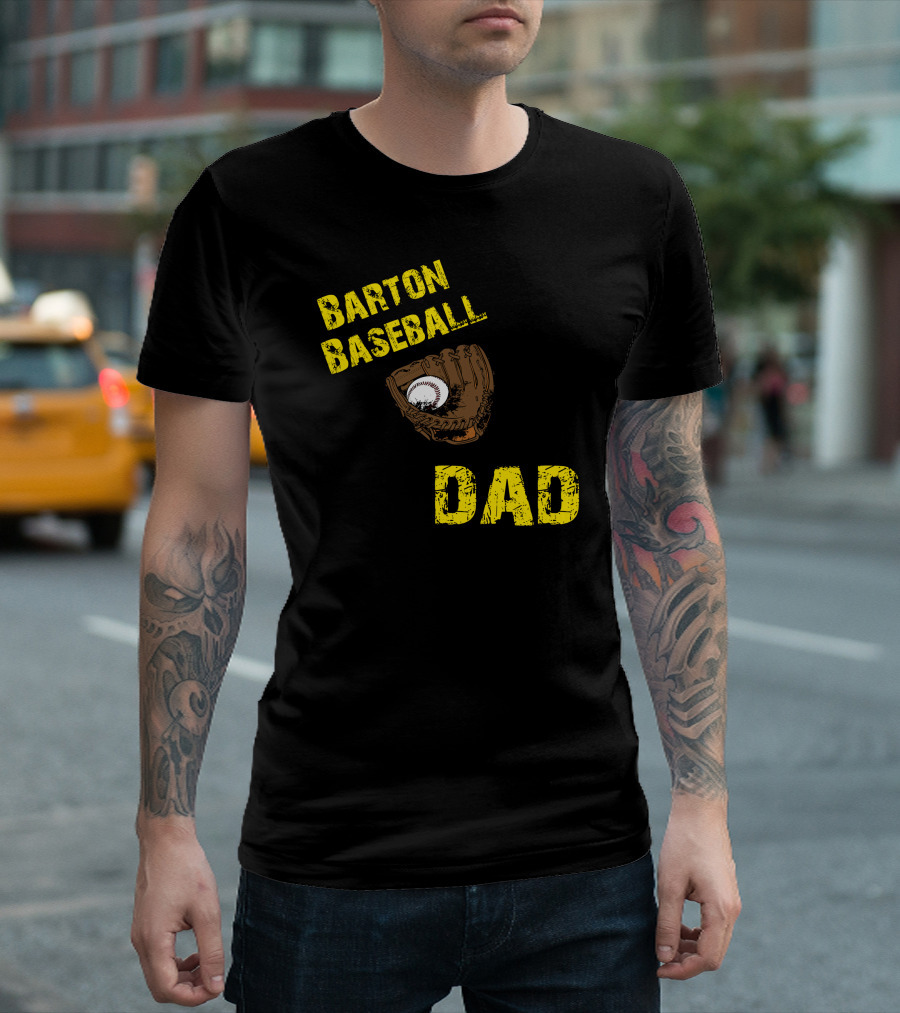 Barton Baseball Dad Glove T-Shirt