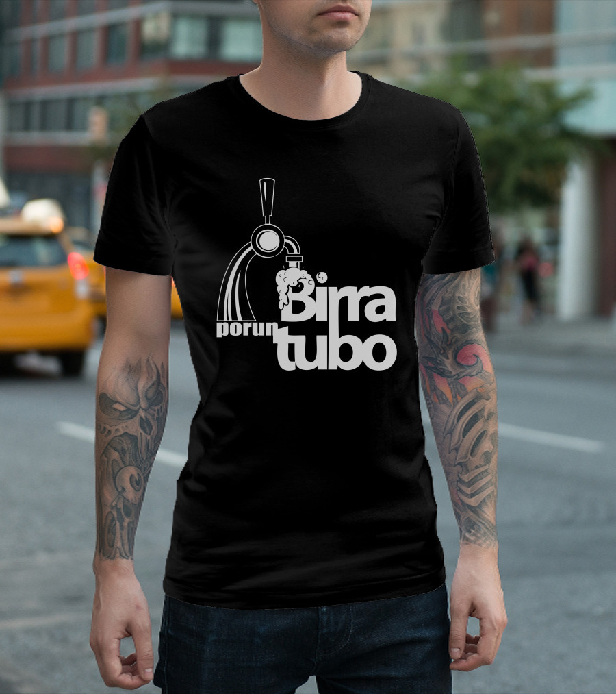Birra Por Un Tubo Frothy Beer Tap T-Shirt