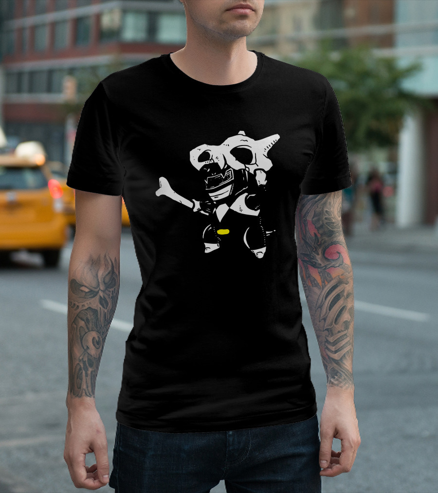Black Ranger Cubone Poke Power Fusion T-Shirt