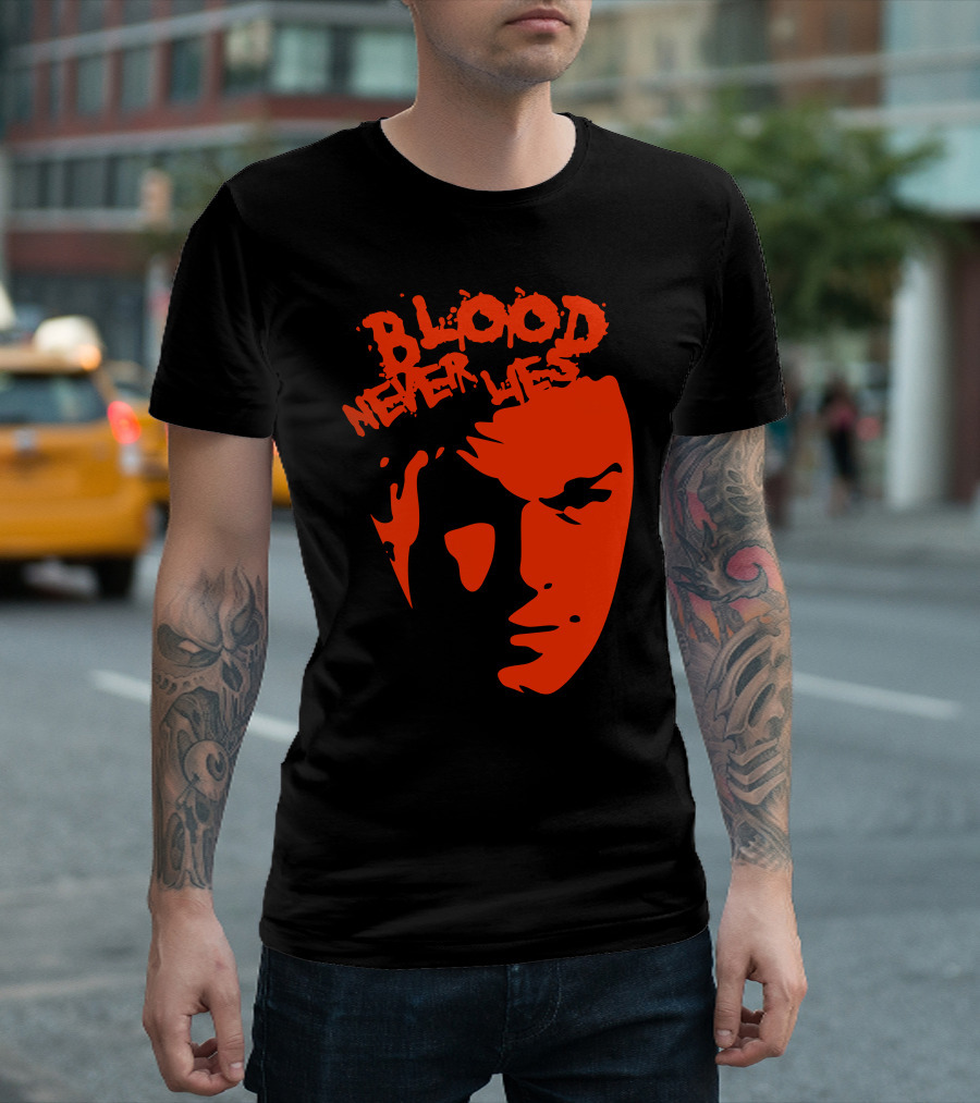 Blood Never Lies Red Face T-Shirt