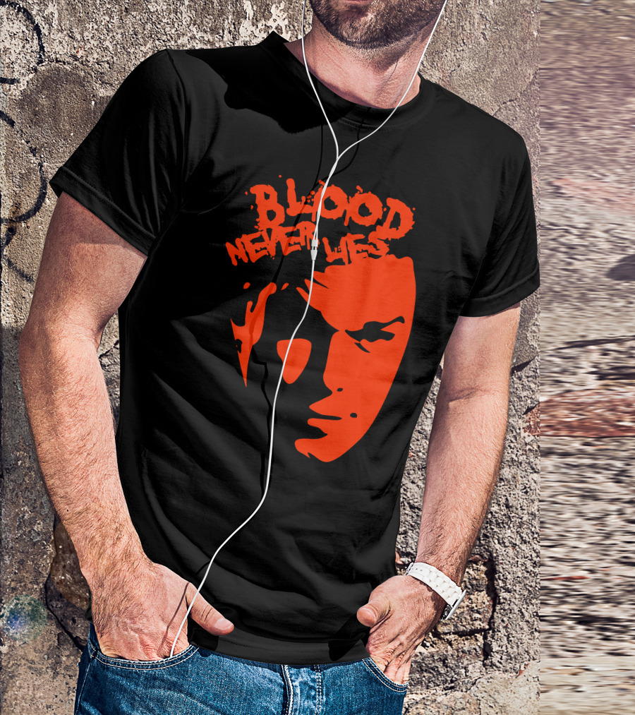Blood Never Lies Red Face T-Shirt