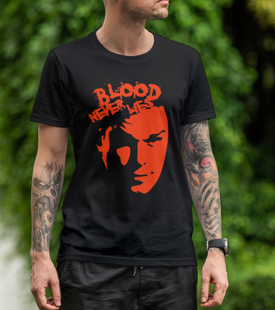 Blood Never Lies Red Face T-Shirt