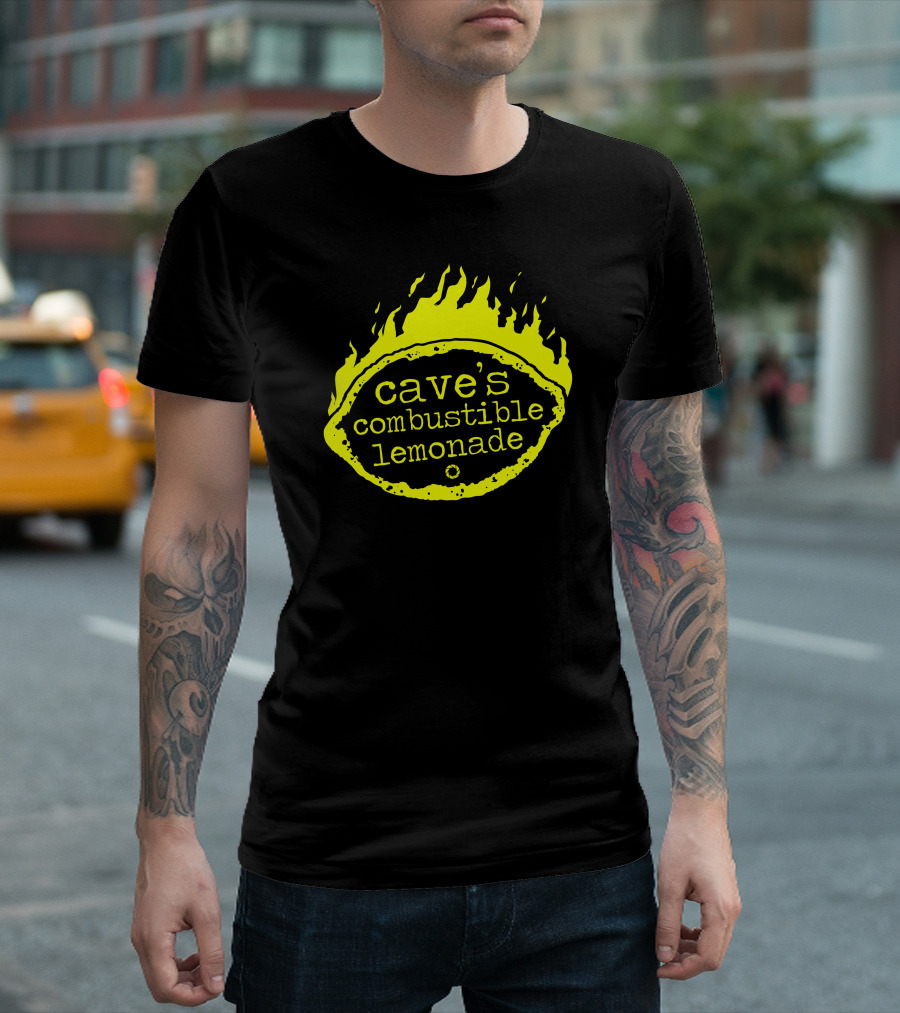 Cave's Combustible Lemonade Flame T-Shirt
