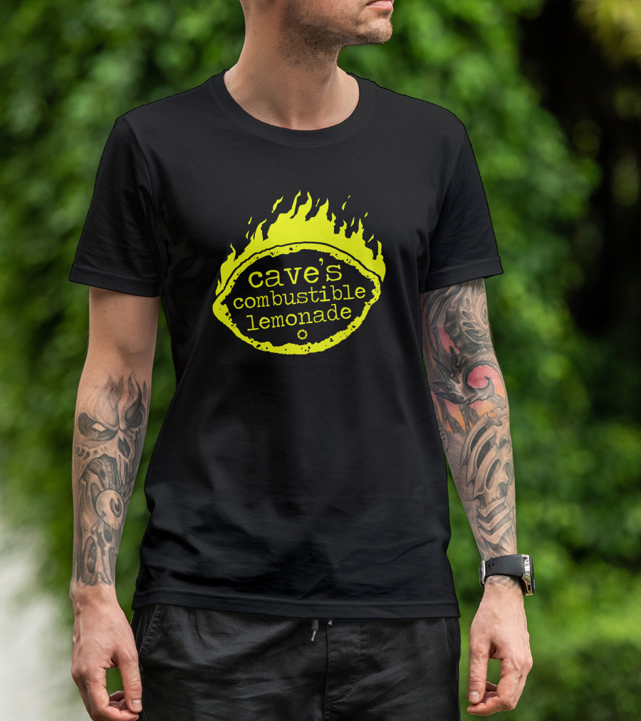 Cave's Combustible Lemonade Flame T-Shirt