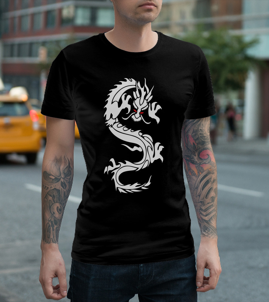 Chinese Dragon MMA Fantasy Fighting T-Shirt