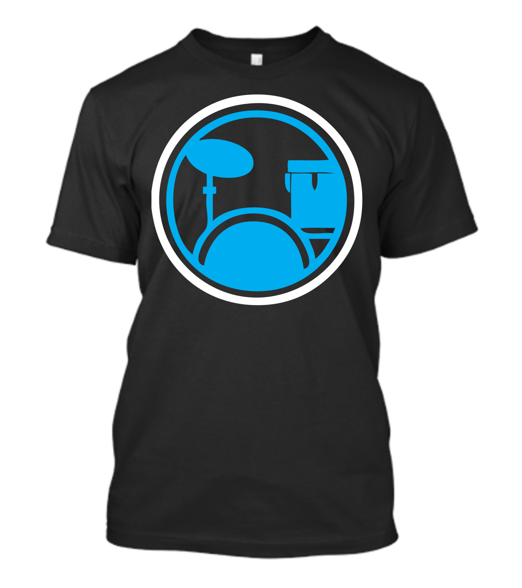Circle Blue Drum Set T-Shirt