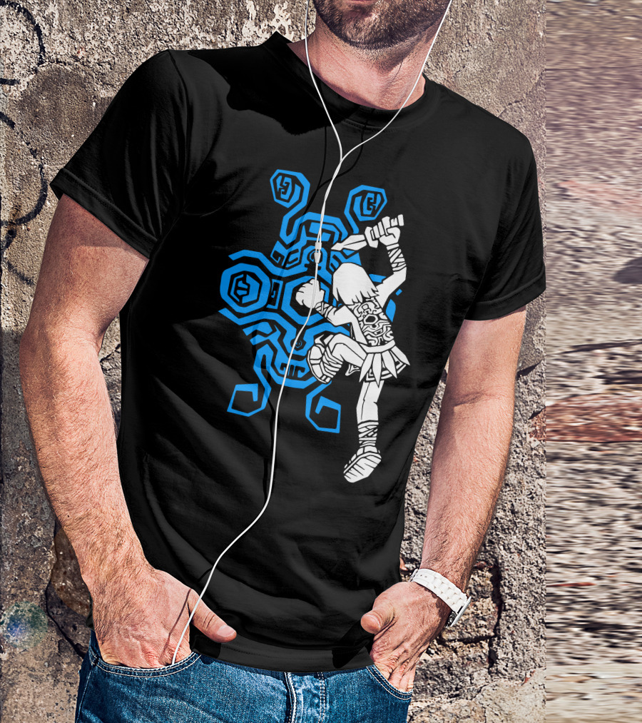 Colossal Weak Spot Attack Fantasy Puzzle Hero Scene T-Shirt