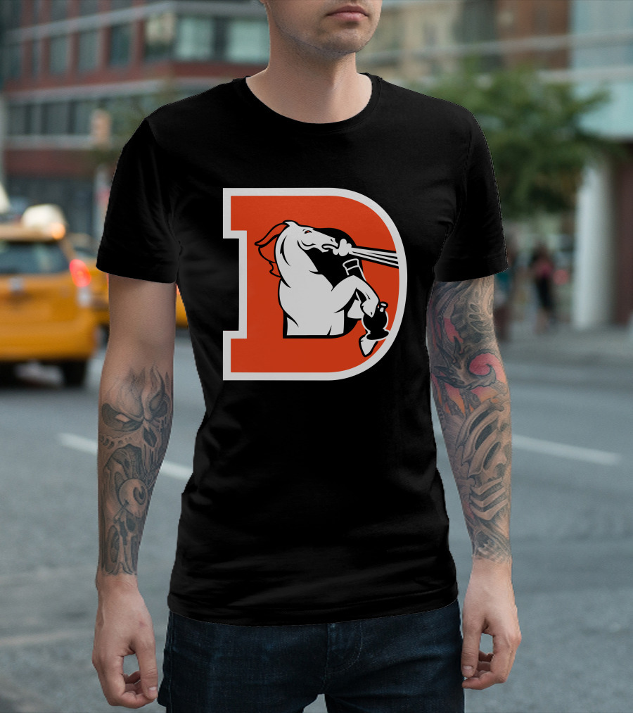 Denver Bongcos Horse Smoking T-Shirt