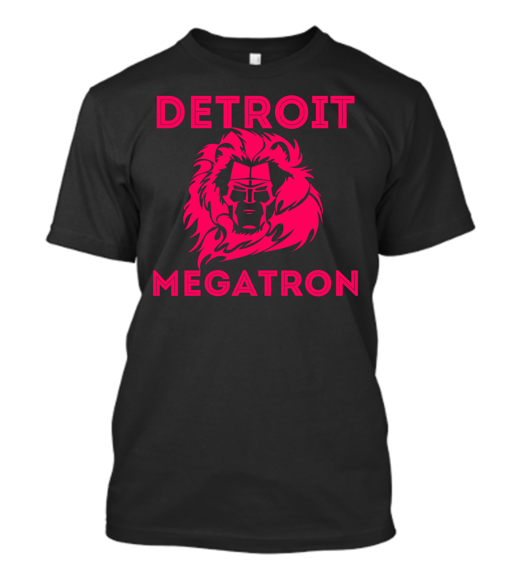 Detroit Megatron Transformer Lion Head T-Shirt