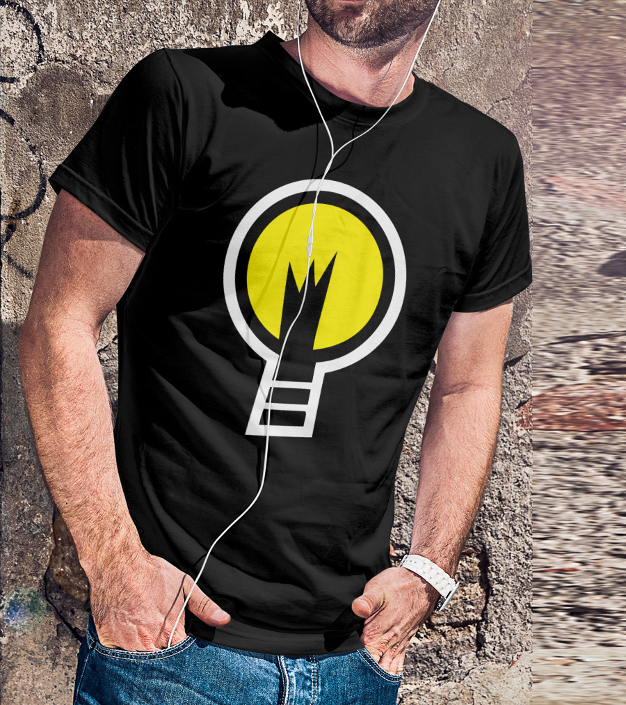Doctor Light Keyhole Yellow T-Shirt
