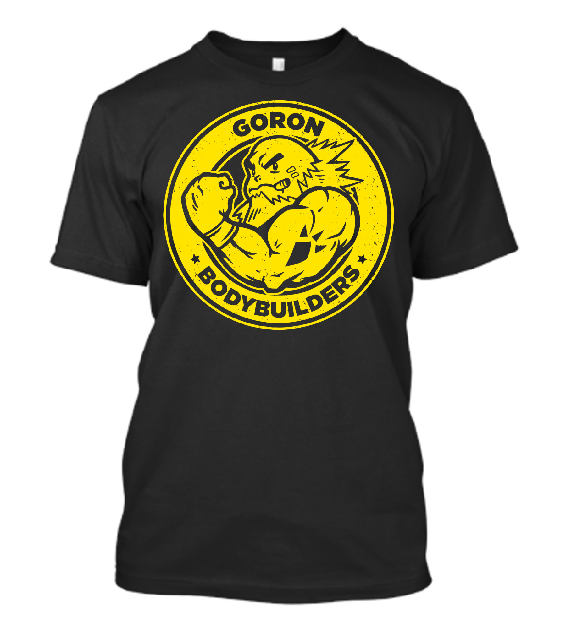 Goron Bodybuilders Strongman Circle Emblem T-Shirt