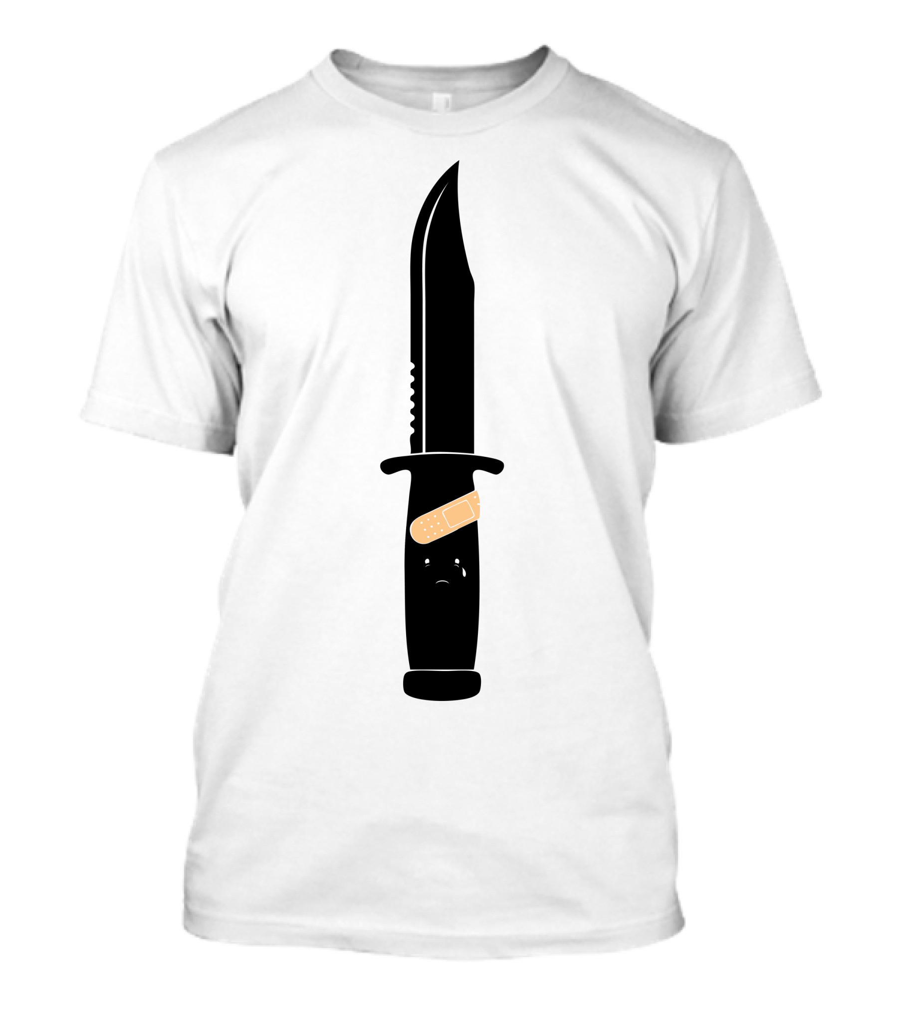 I Cut Myself Knife With Bandage T-Shirt