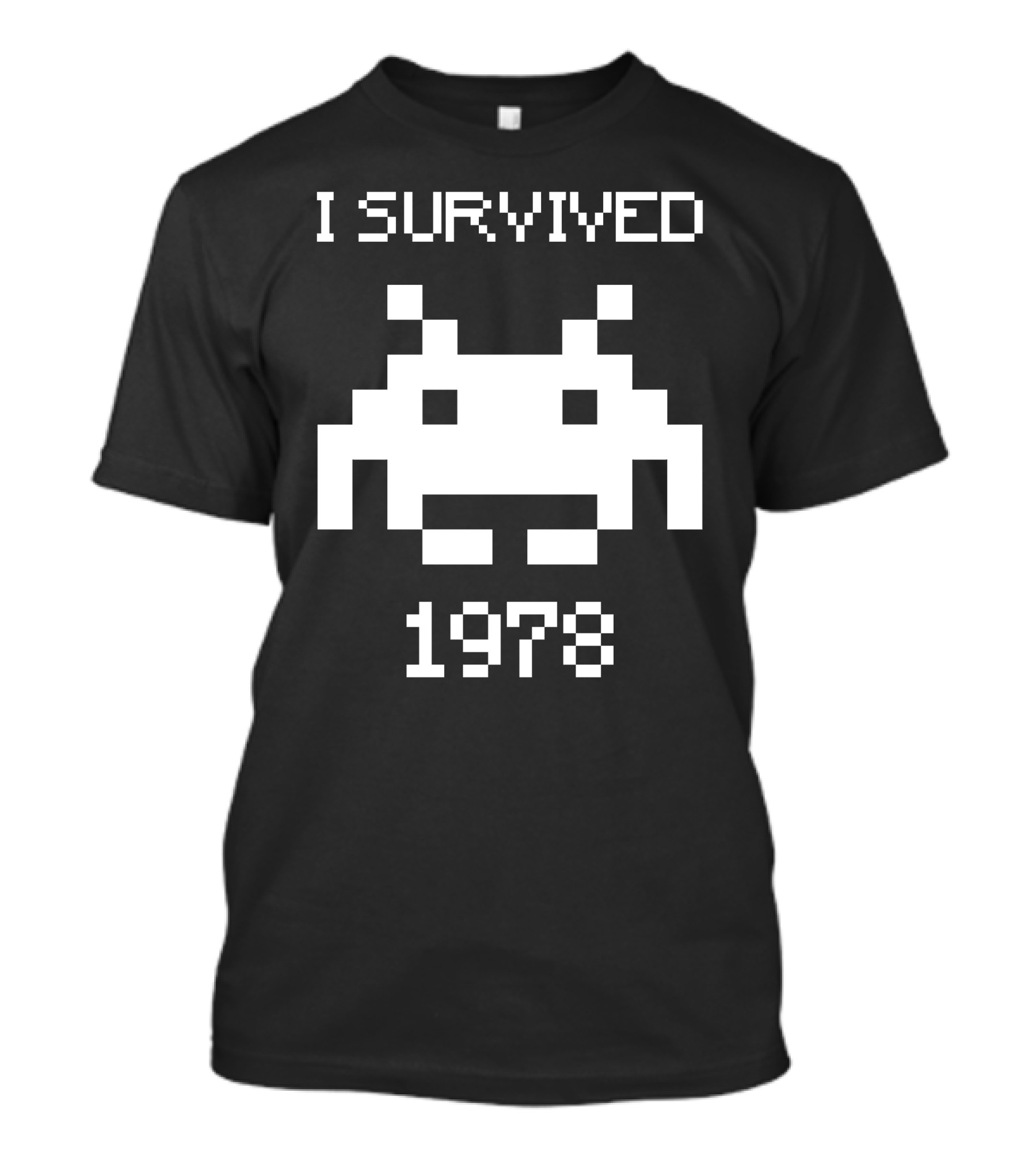 I Survived 1978 Space Invaders Retro Gaming Nostalgia T-Shirt