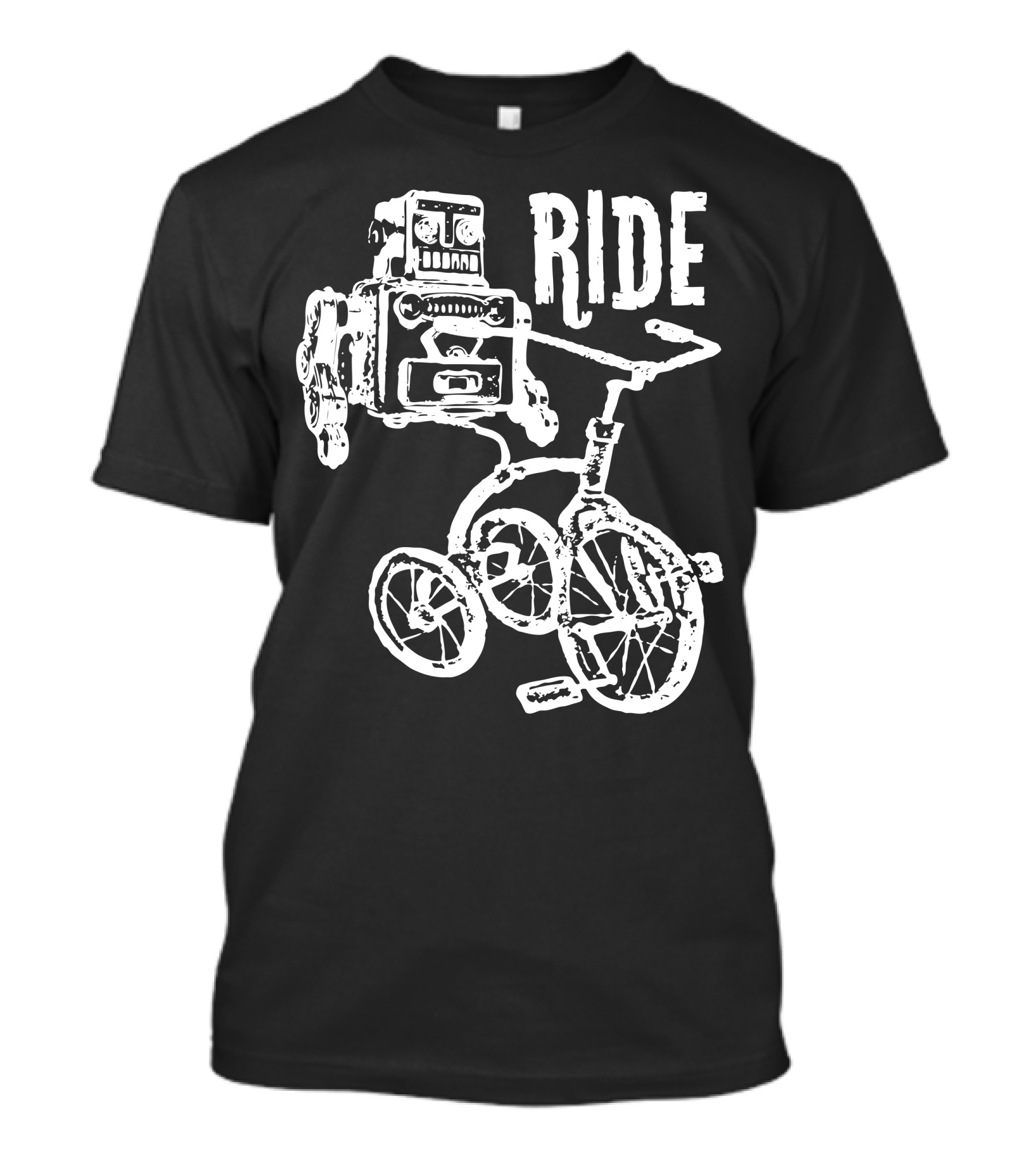 Ride My Robot Tricycle T-Shirt