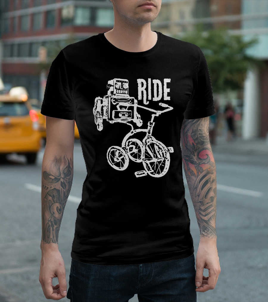 Ride My Robot Tricycle T-Shirt