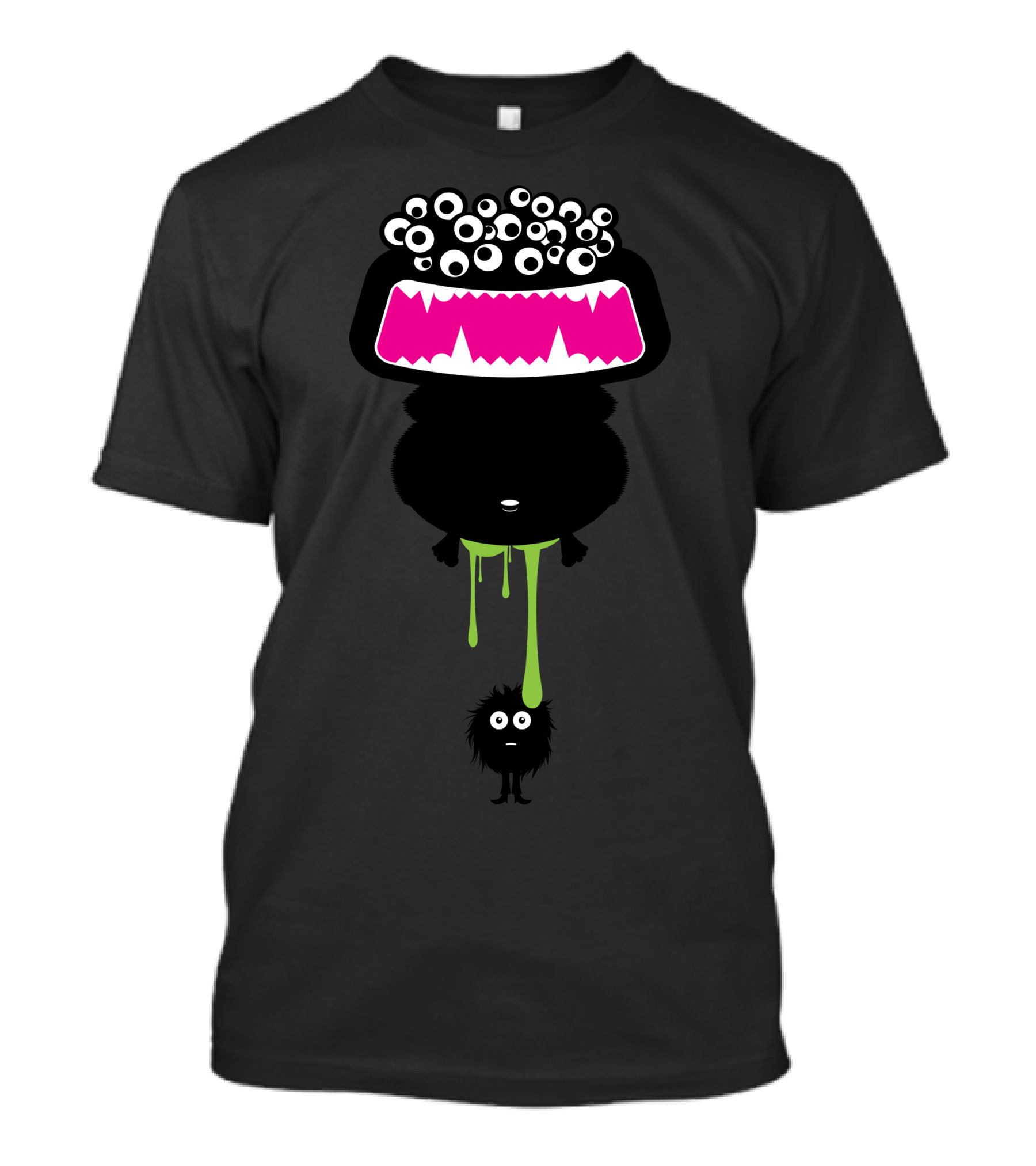 Jobby Monster Gooey Blob Creature With Multitude Of Eyes T-Shirt