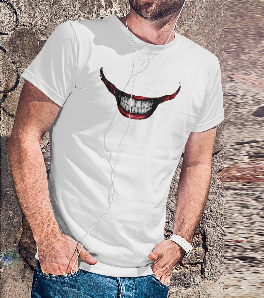 Joker Smile Creepy Red Grin T-Shirt