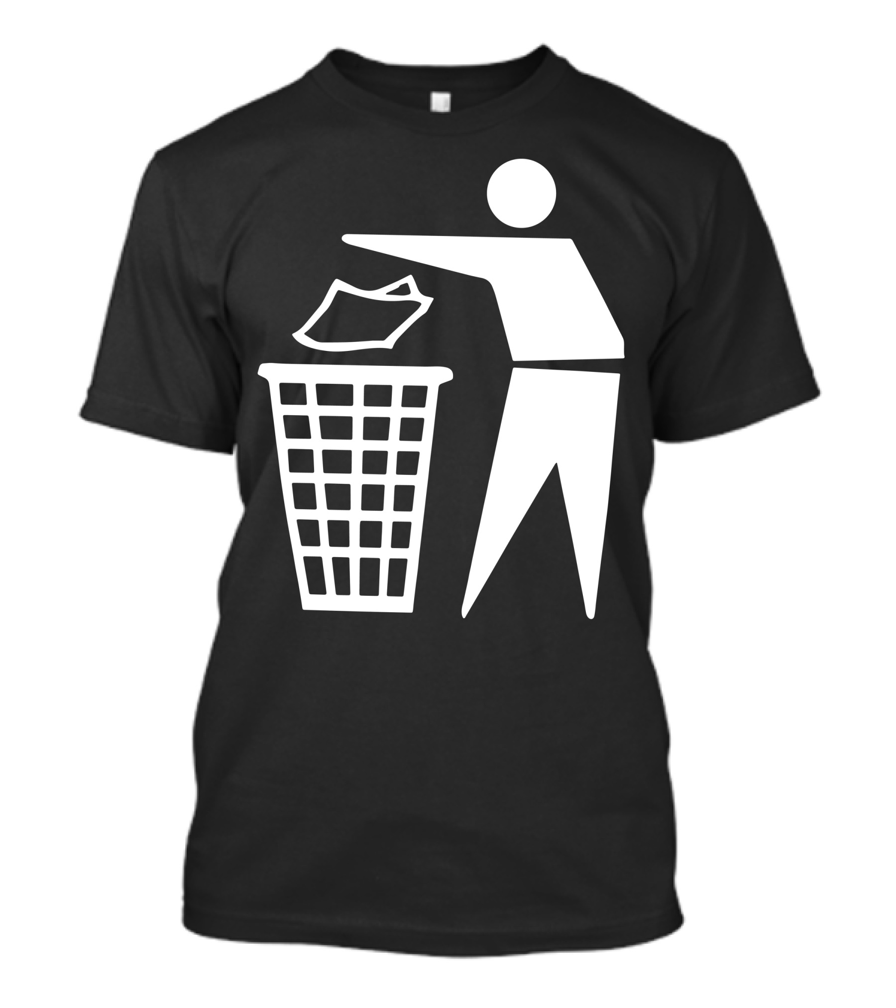 Keep Britain Tidy Icon Trash Bin T-Shirt