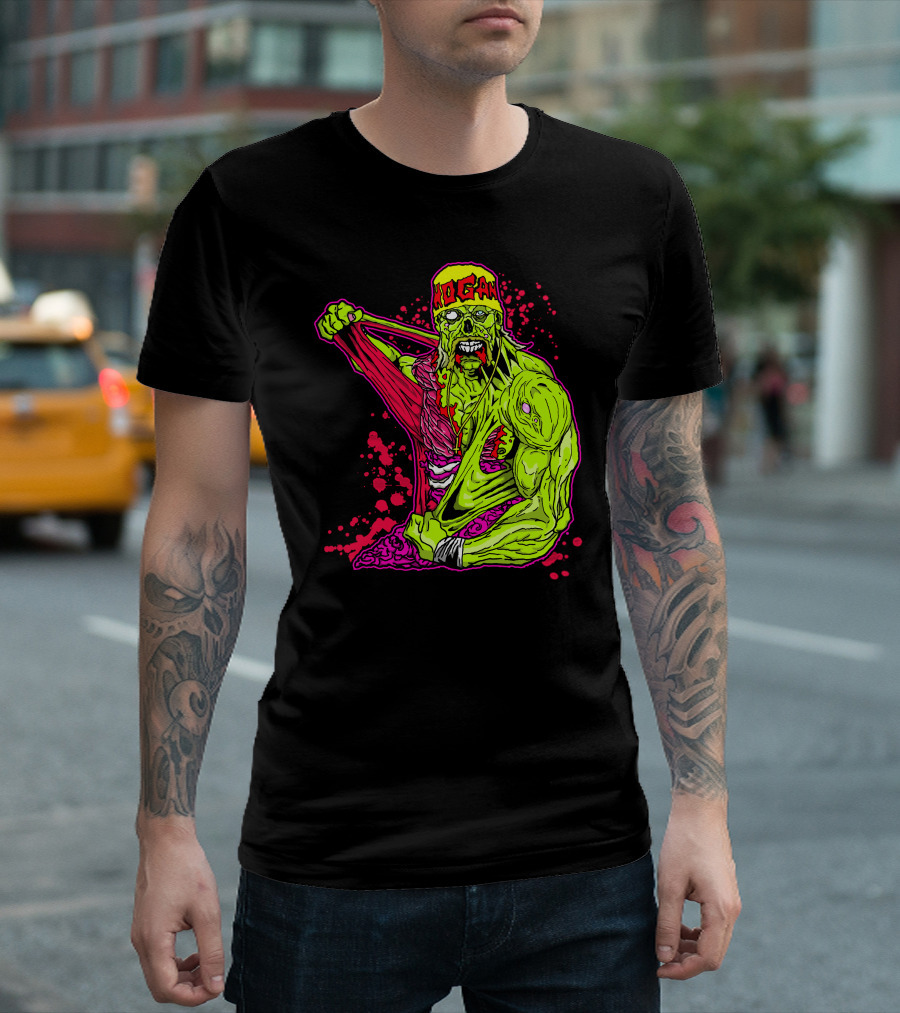 Hogan Zombie Neon Splatter T-Shirt