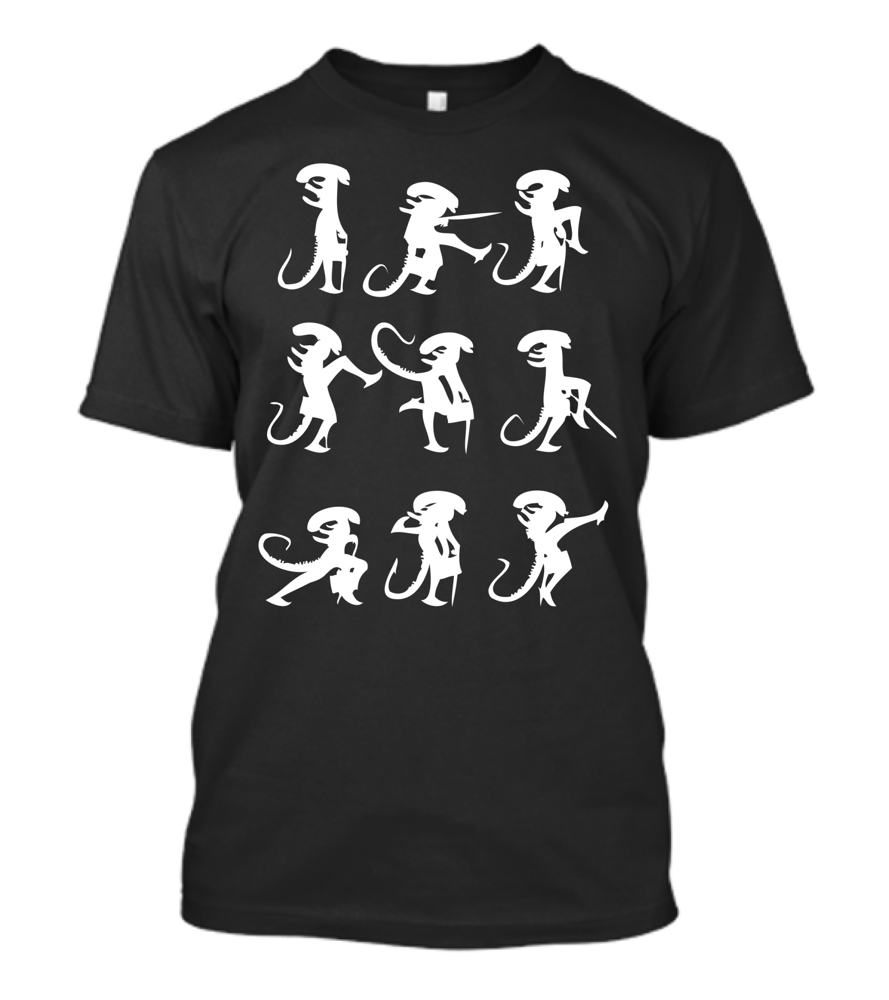 Ministry Of Alien Silly Walks Xenomorph Parody Collection T-Shirt