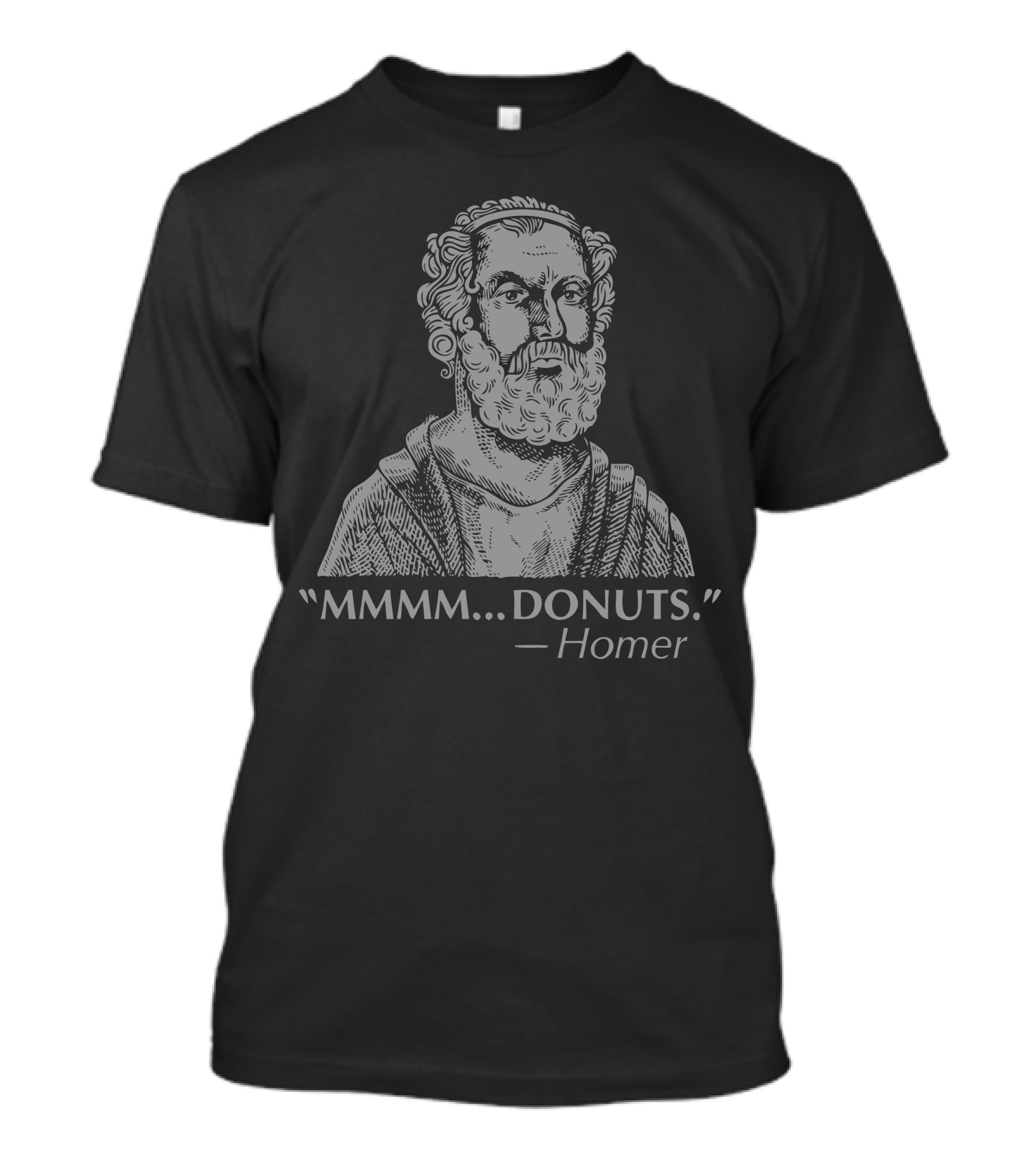 MMMM.DONUTS - Homer With Classical Figure T-Shirt