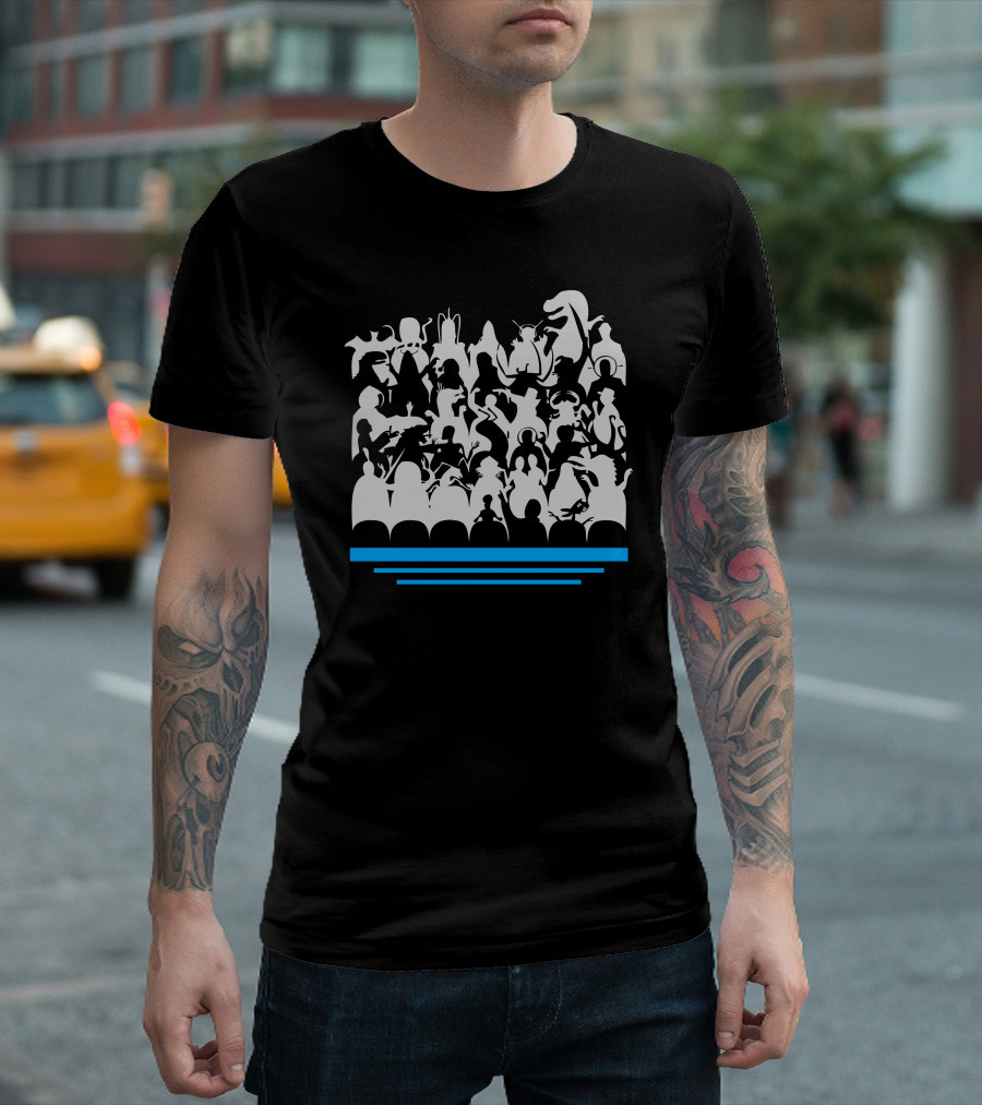 Mystery Science Theater Silhouette Cast T-Shirt