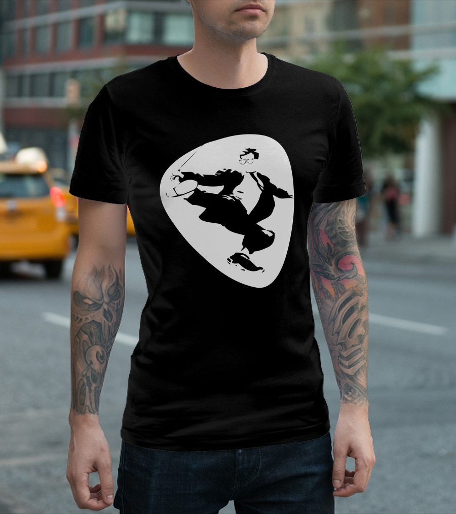 Nice Tuxedo Kung Fu Pose T-Shirt