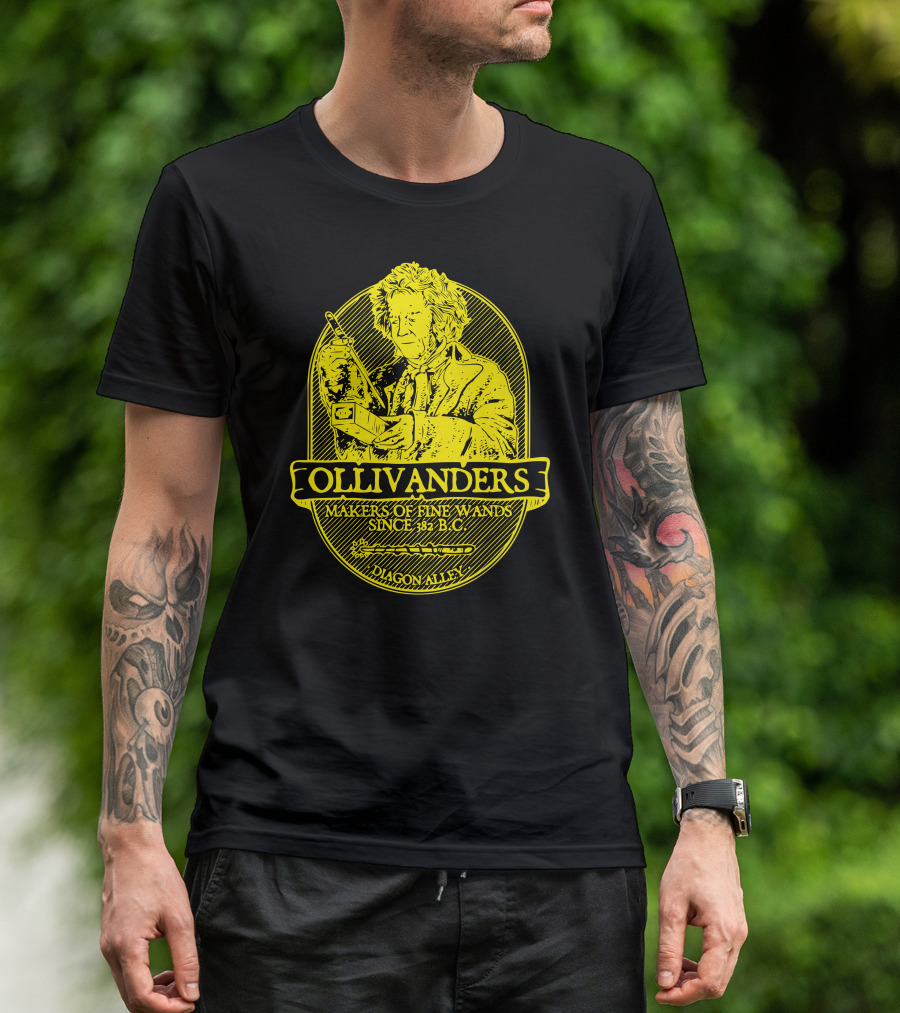 Ollivanders Makers Of Fine Wands Since 382 B.C. Diagon Alley T-Shirt