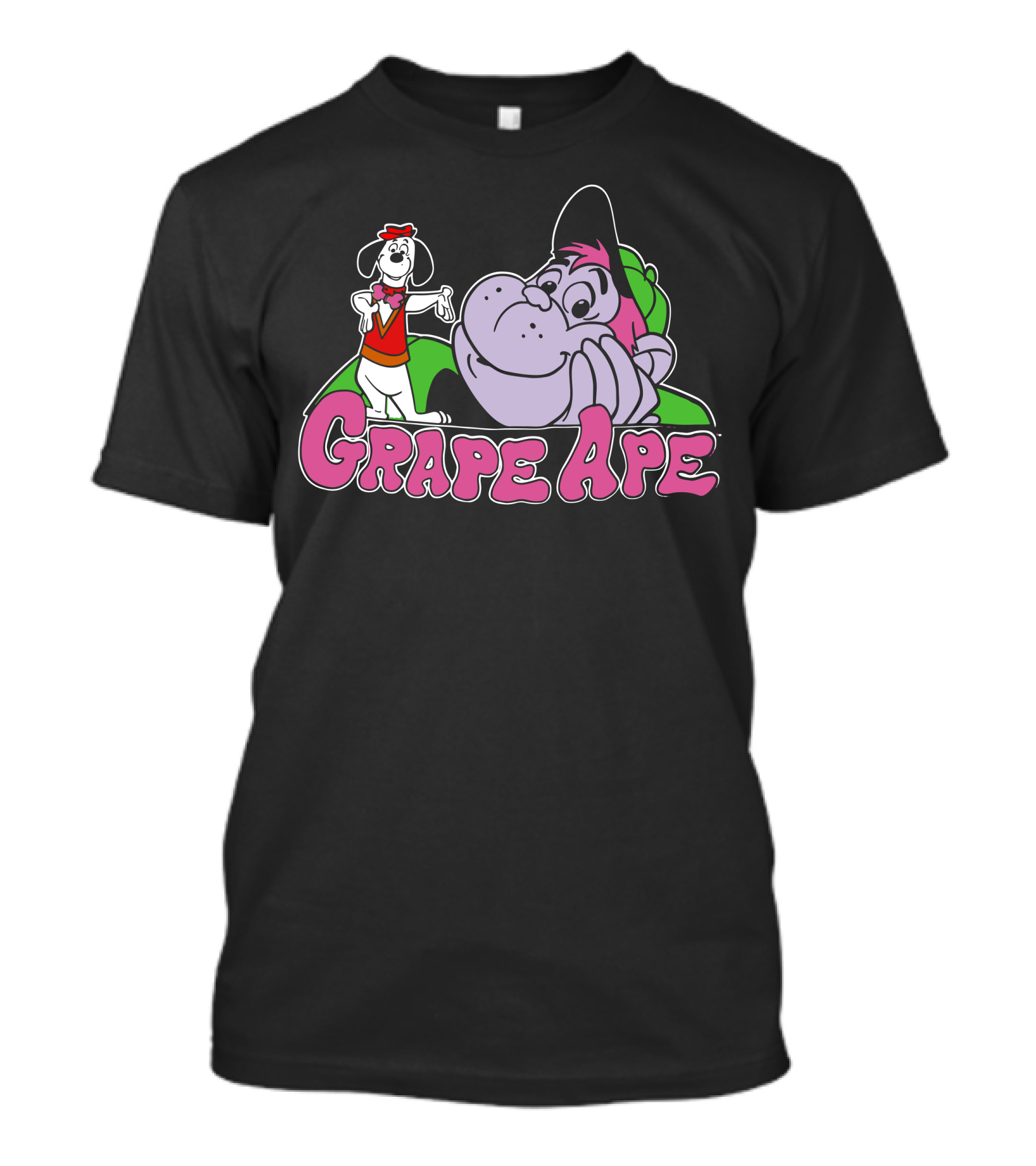 Rare Vintage 1994 Grape Ape Hanna Barbera With Dog Character T-Shirt