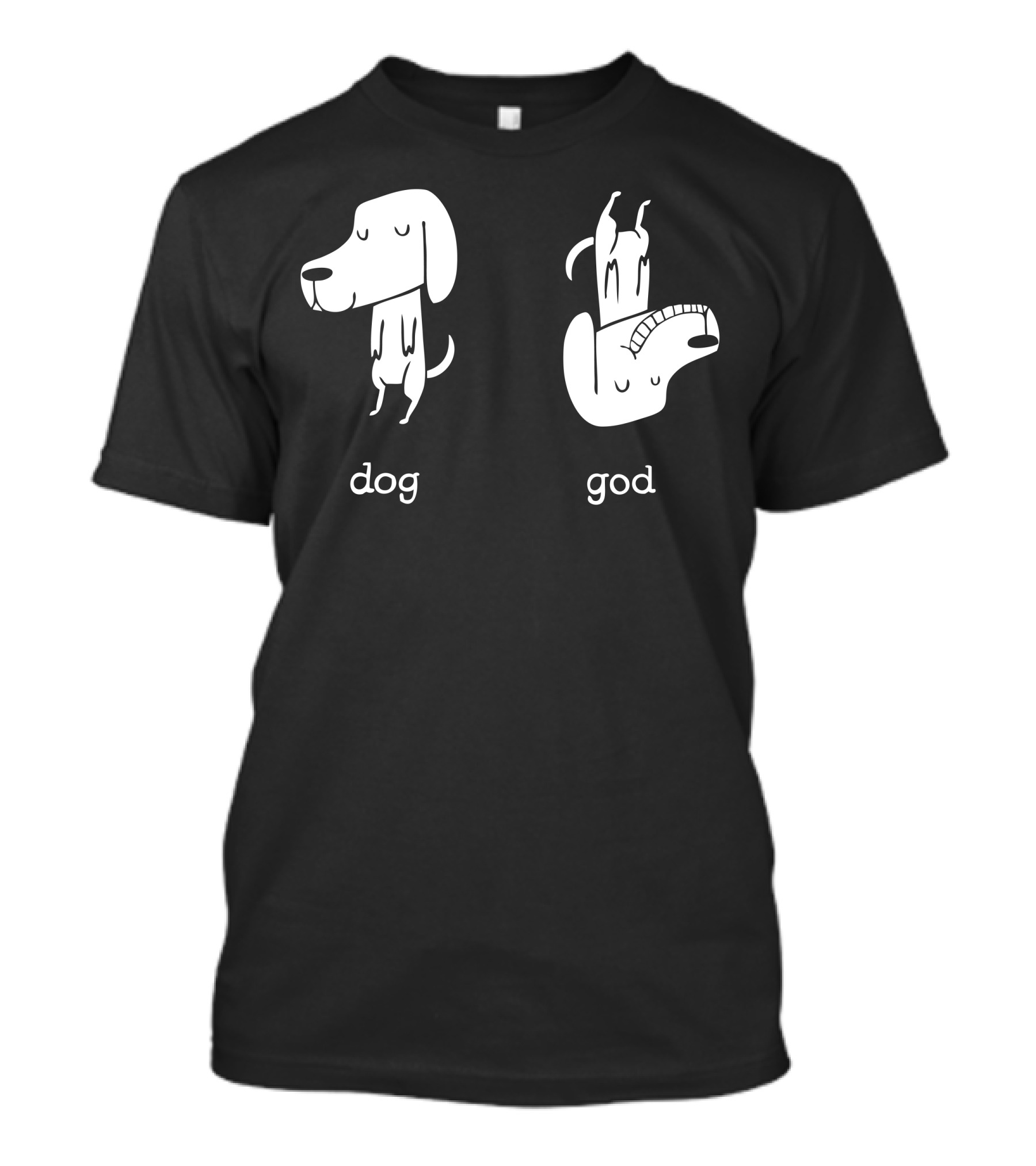 Dog God Reverse Humor Iconic Play On Words T-Shirt