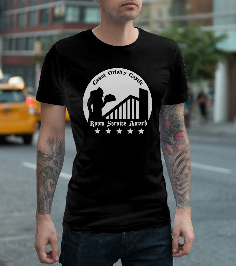 Count Orlok's Castle Room Service Award T-Shirt