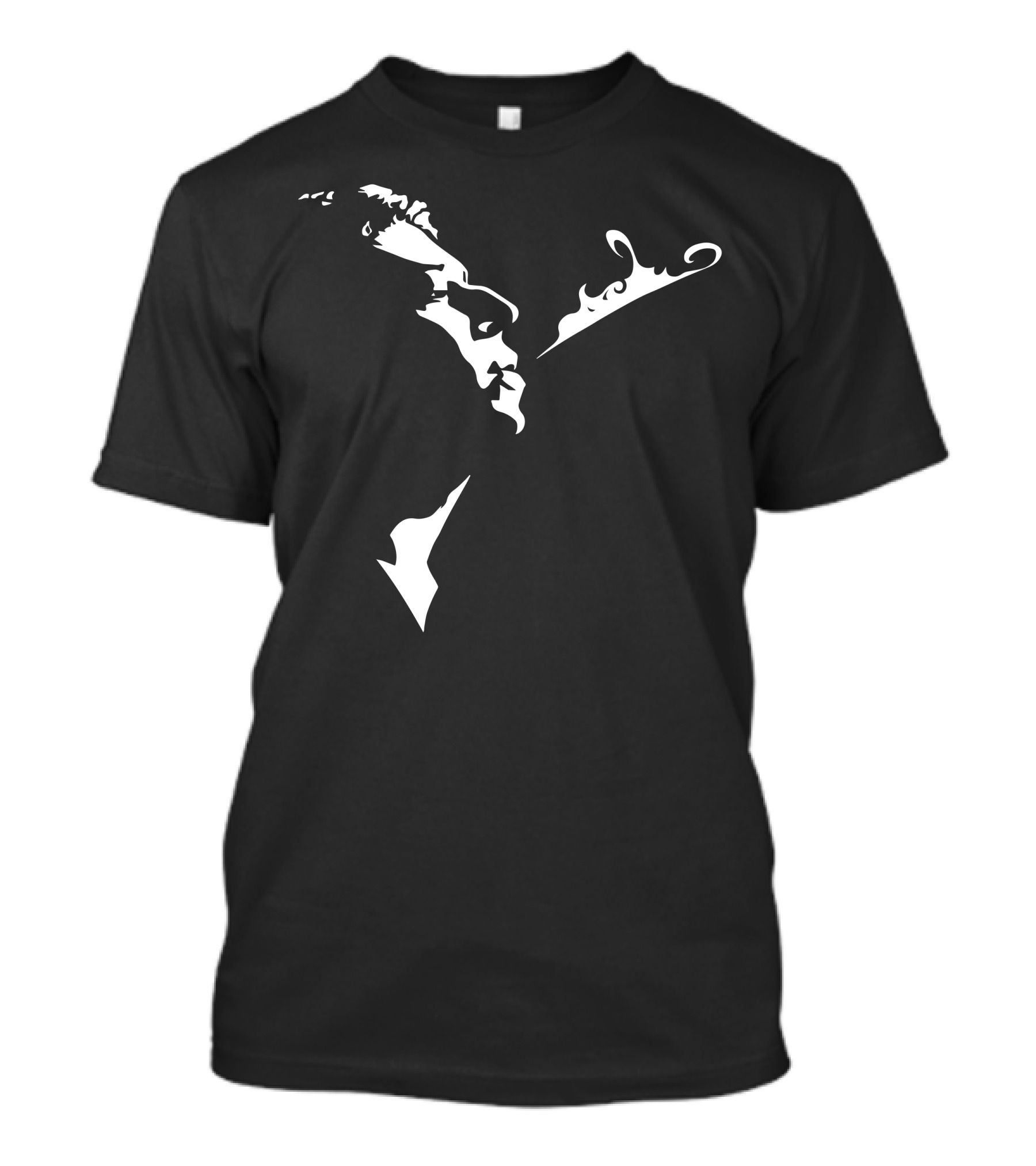 Serge Gainsbourg Smoking Silhouette Profile T-Shirt