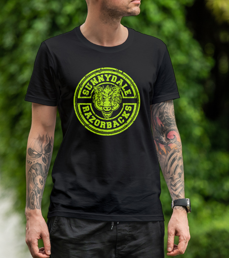 Sunnydale Razorbacks Boar Emblem T-Shirt
