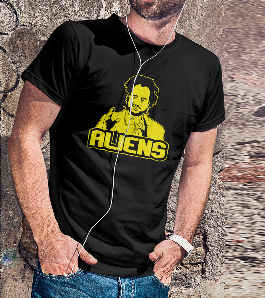 Aliens Meme Icon With Dramatic Gesture T-Shirt