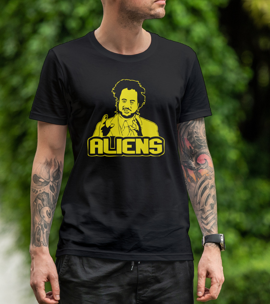 Aliens Meme Icon With Dramatic Gesture T-Shirt