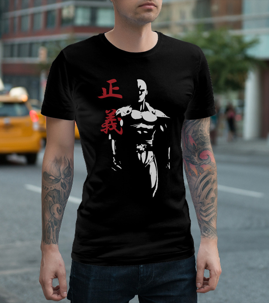 One Punch Man Saitama Justice Hero T-Shirt