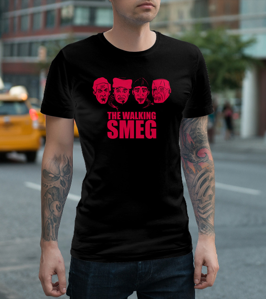 The Walking Smeg Red Dwarf Characters T-Shirt