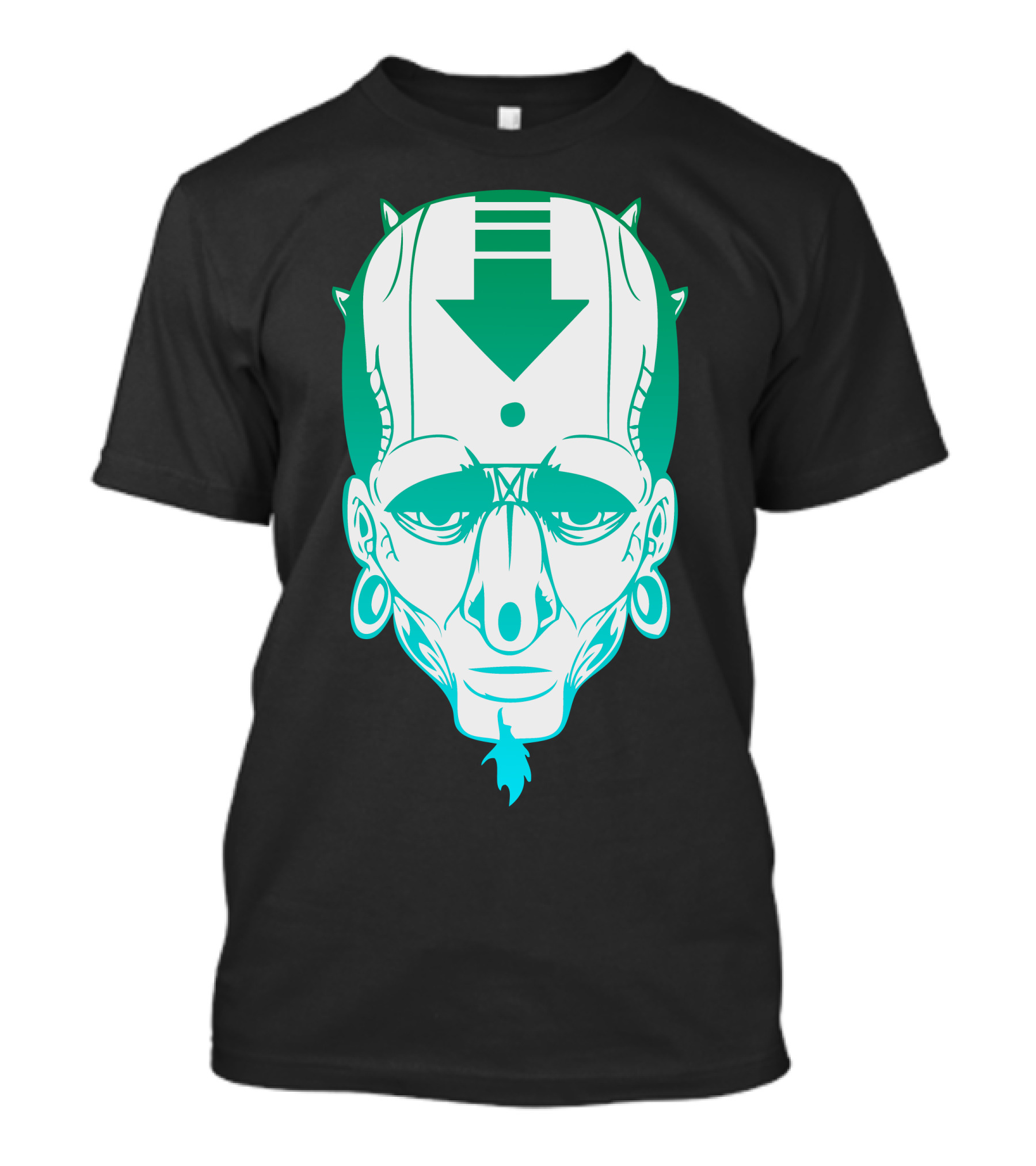 Avatar Aang Frankenstein Mashup Face T-Shirt