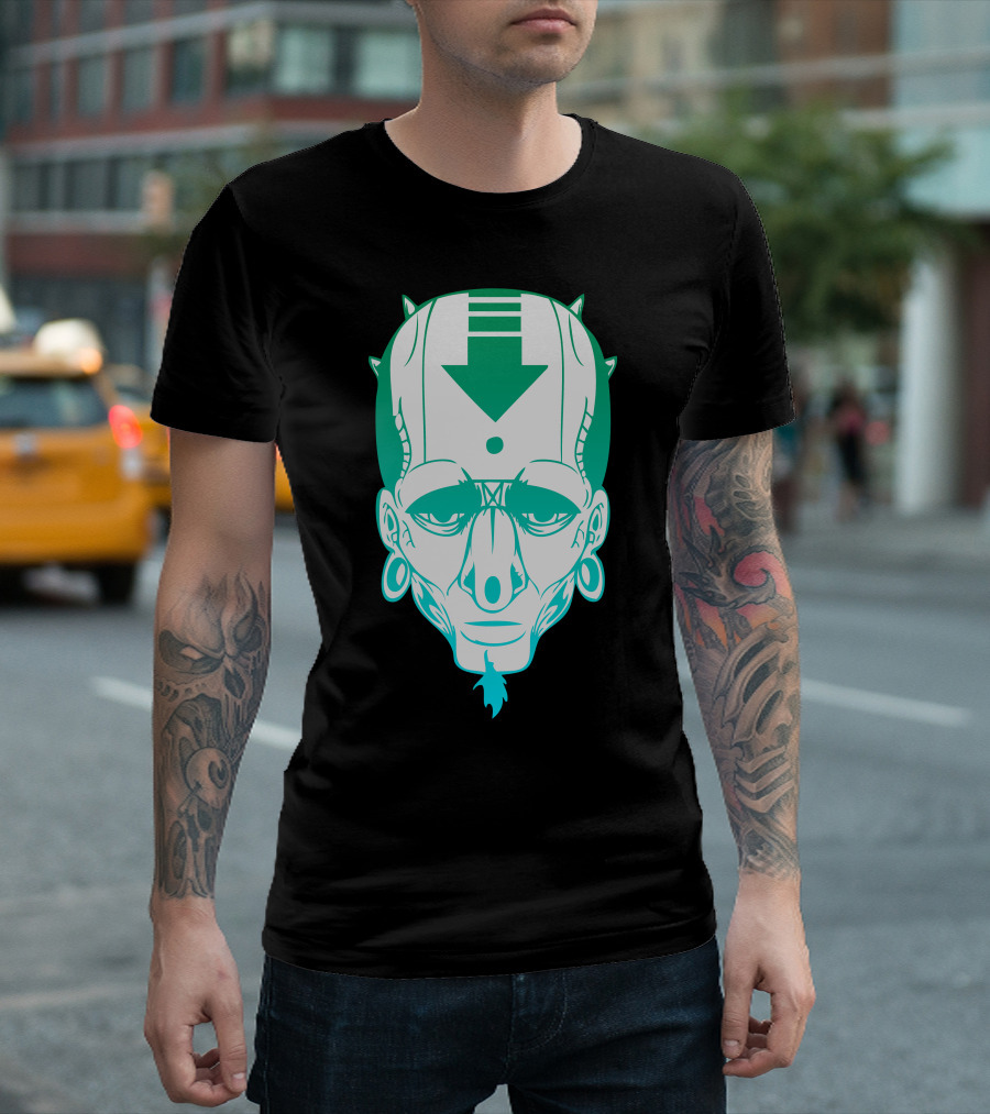Avatar Aang Frankenstein Mashup Face T-Shirt