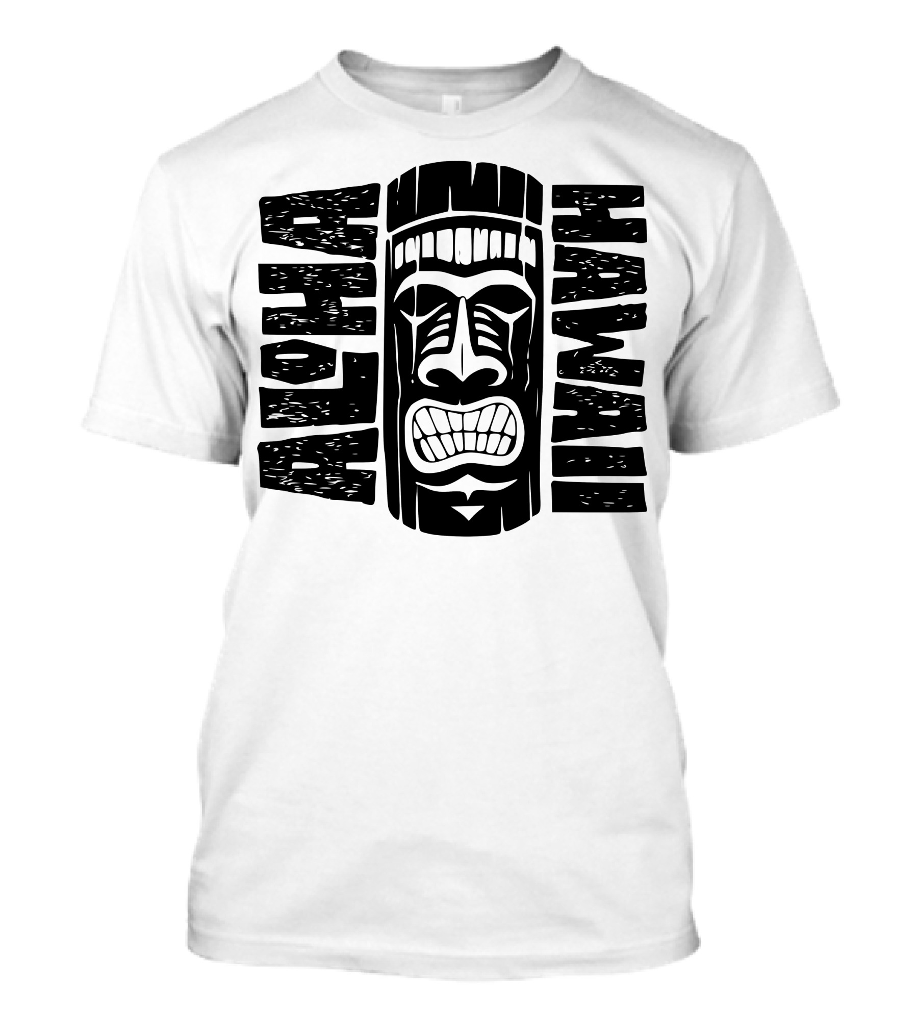 Aloha Hawaii Tiki Mask T-Shirt