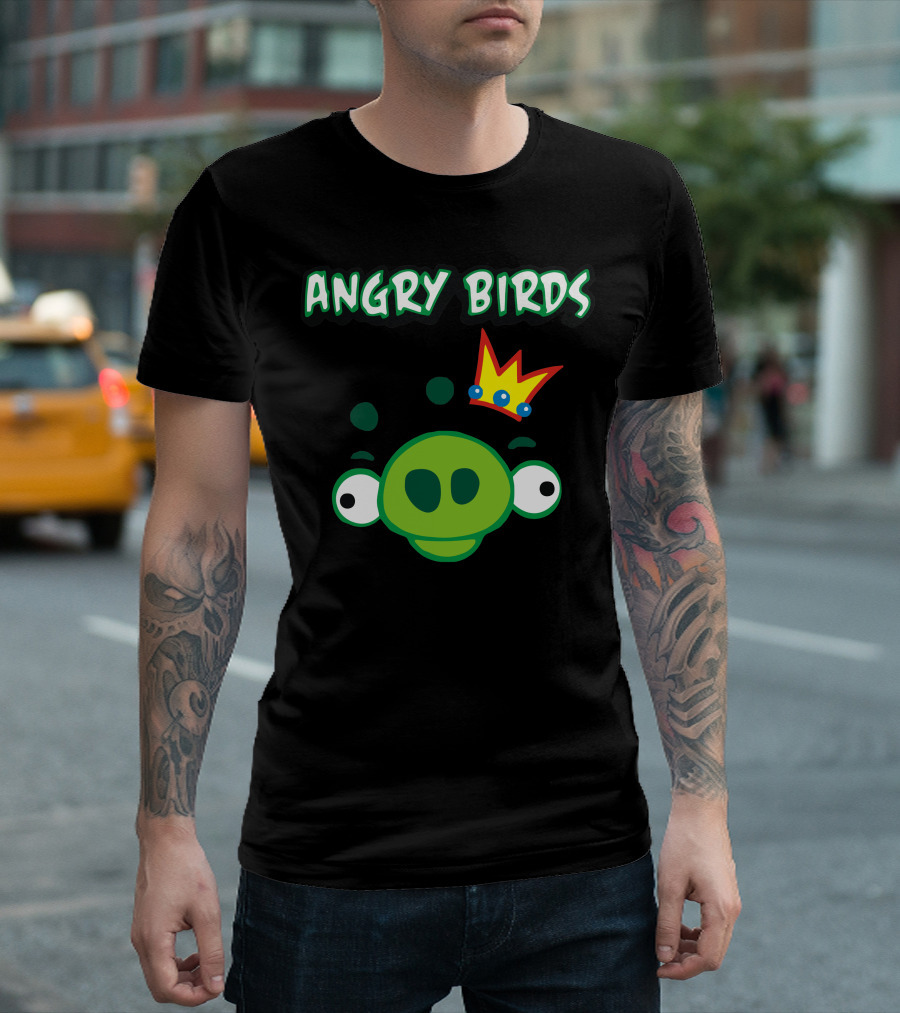 ANGRY BIRDS King Pig Face T-Shirt