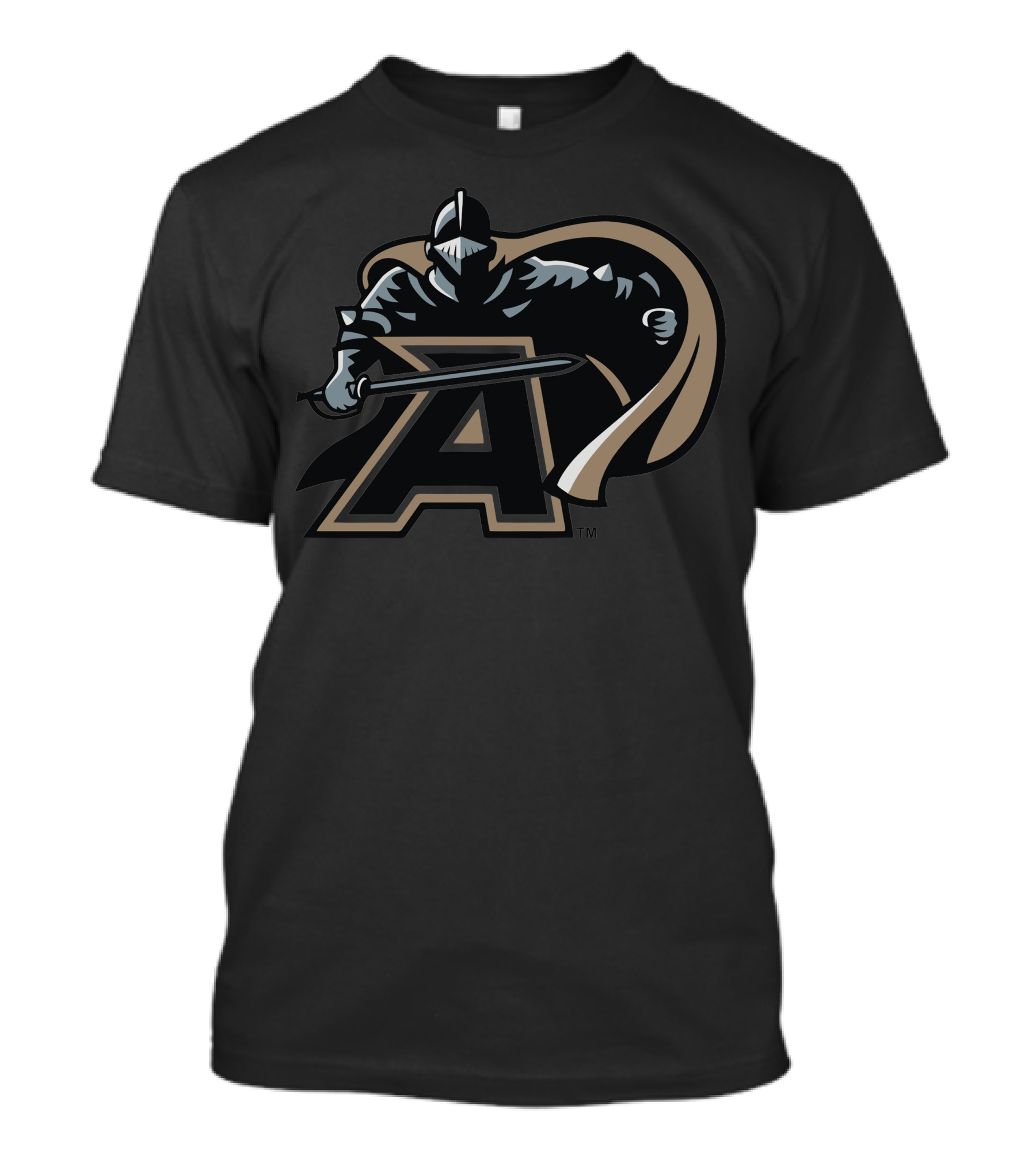 Army Black Knights Secondary Logo Knight And Sword T-Shirt