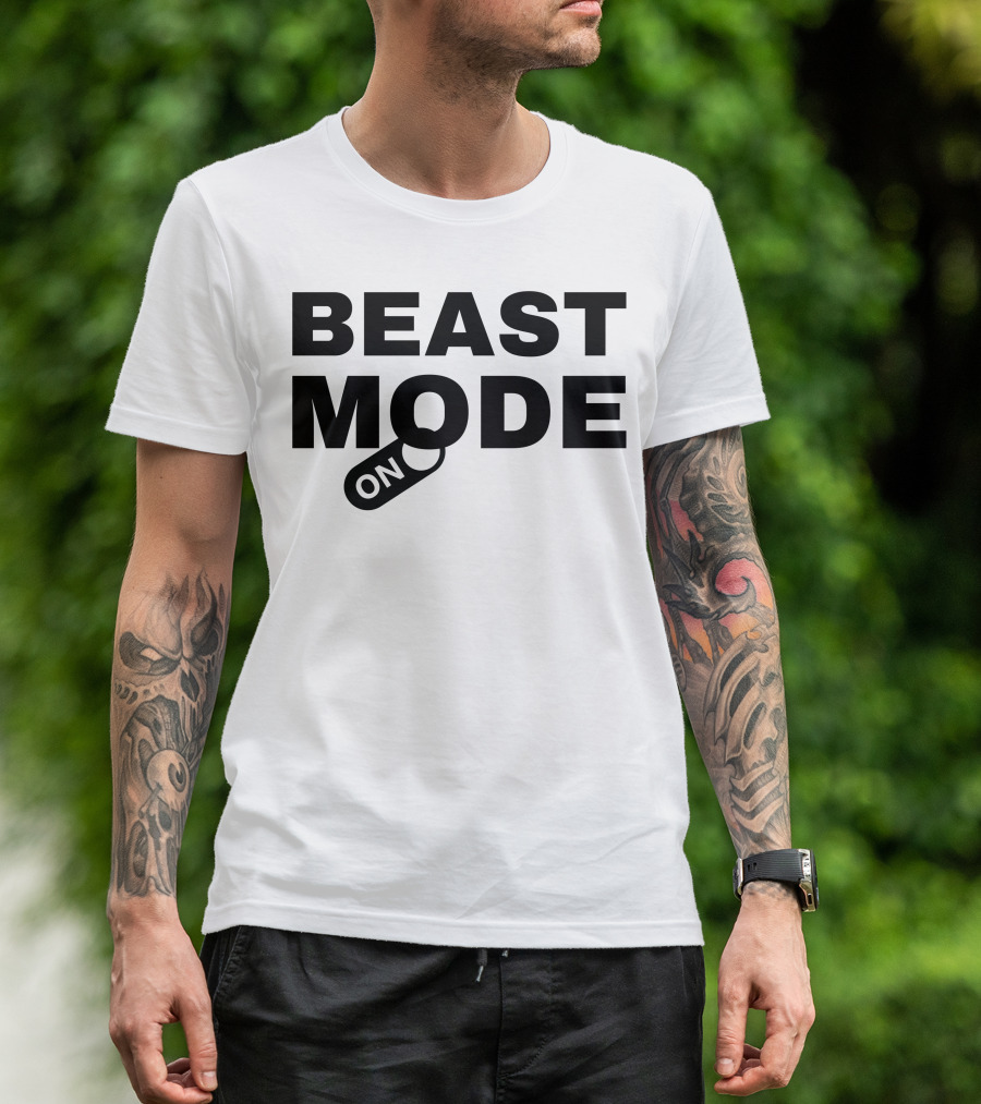 BEAST MODE ON Toggled Activator T-Shirt