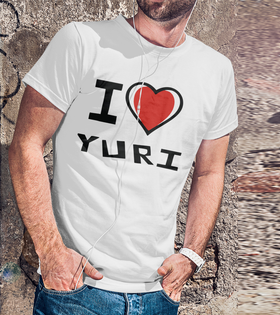 I Love Heart Yuri T-Shirt