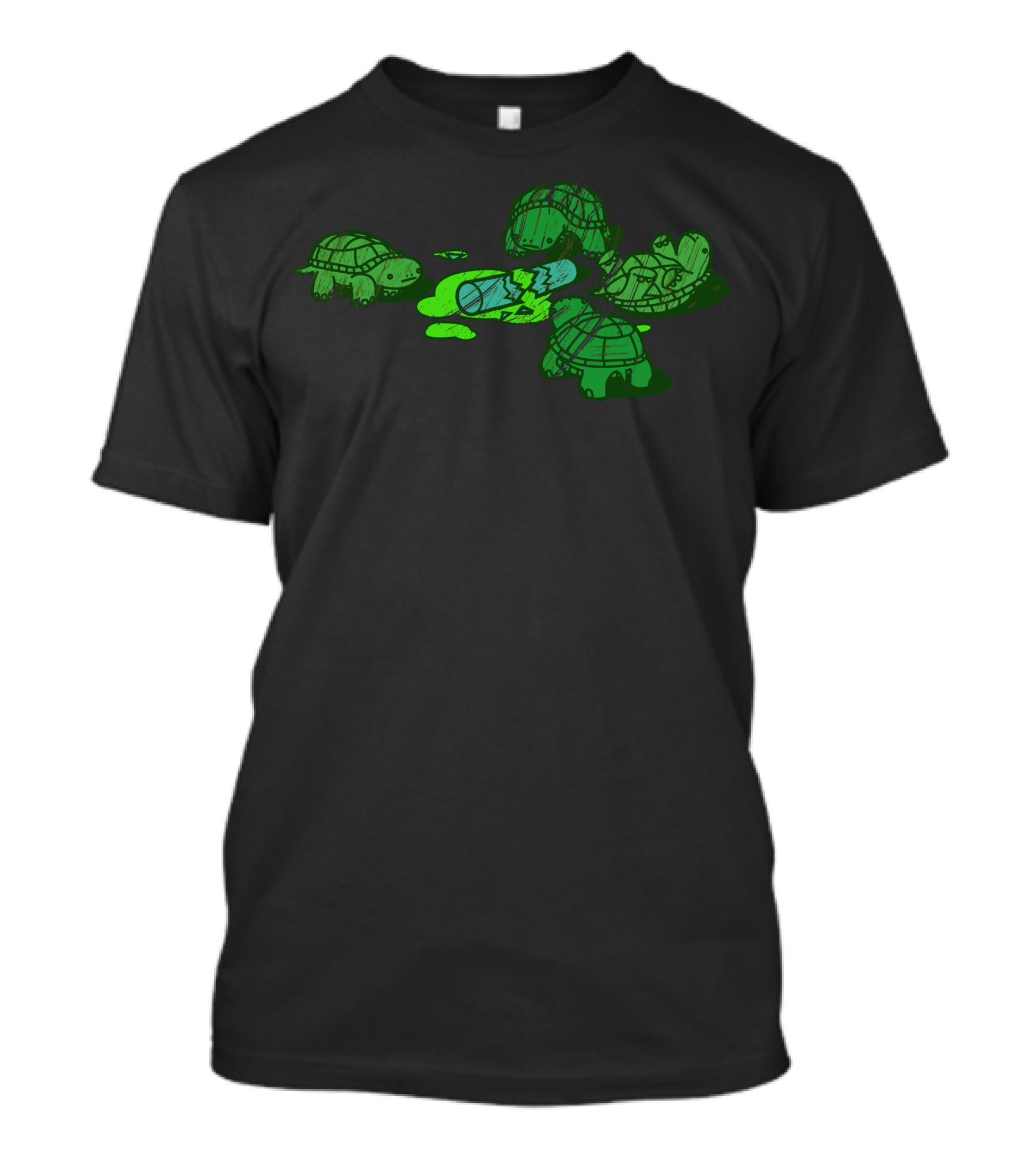 Mutant Turtles Transformation Scene The Epic Begins T-Shirt