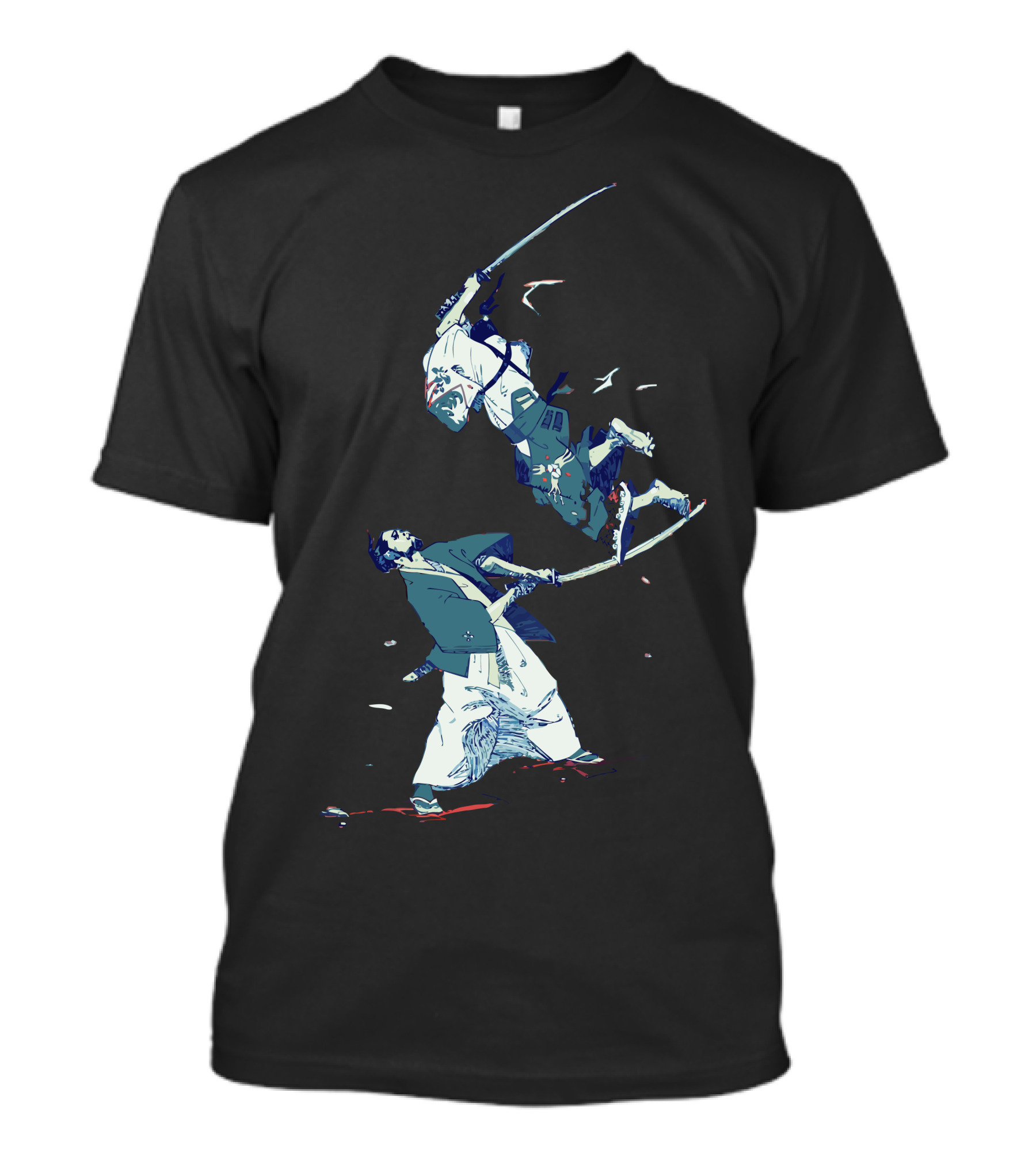 No More Bento Samurai Sword Duel Vintage Aesthetic T-Shirt