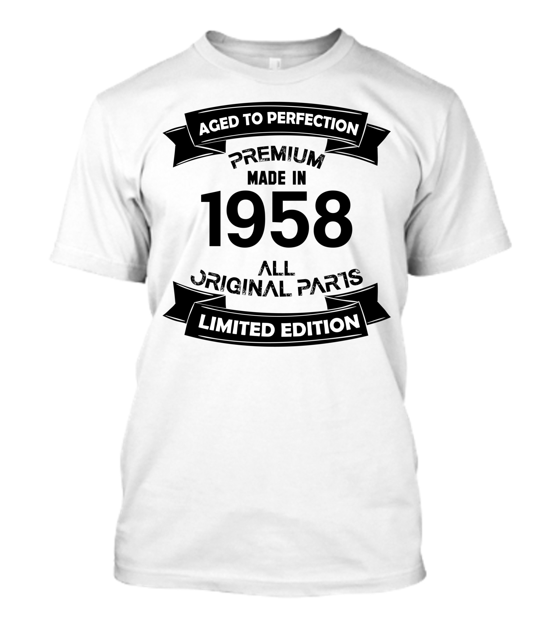 Aged To Perfection Premium Made In 1958 All Original Parts T-Shirt