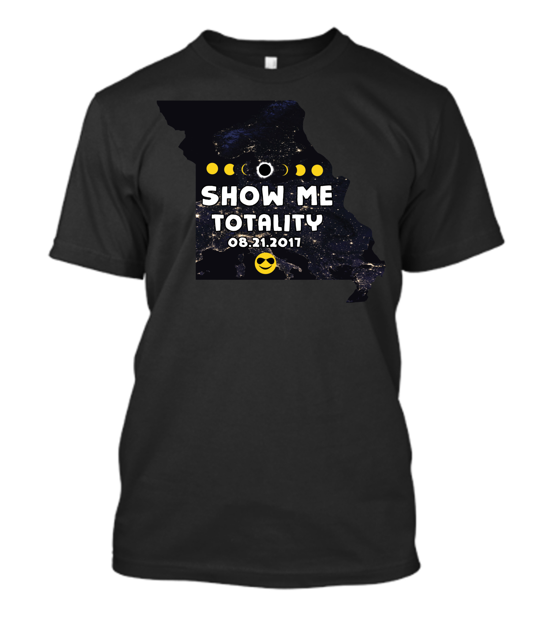 SHOW ME TOTALITY 08.21.2017 Missouri Eclipse Phases T-Shirt