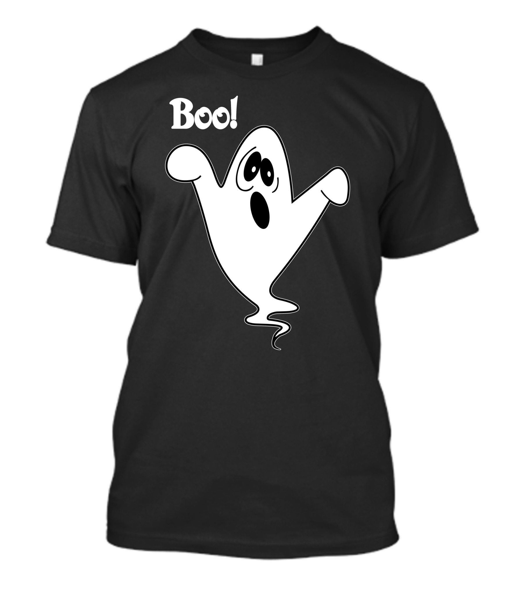 Boo Cute Howling Ghost T-Shirt